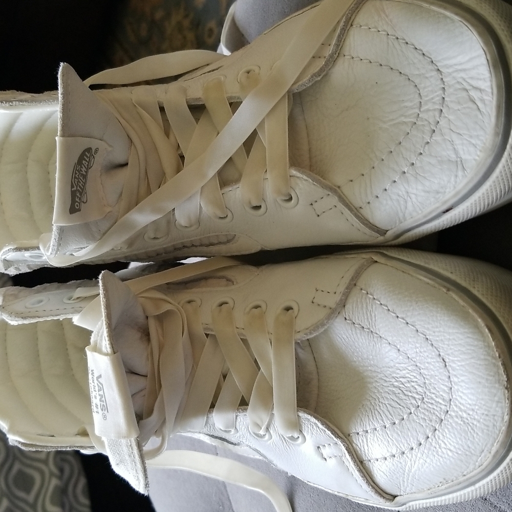 White Vans hightop bought from consignment store.